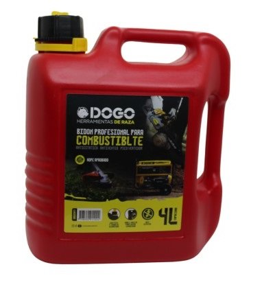 BIDON EXTRA CHATO 4LTS ROJO DOGO