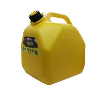 BIDON DRIVEN AMARILLO CON PICO 10 LTS HOMOLOGADO COMBUSTIBLE