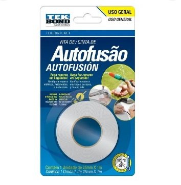 CINTA DE AUTOFUSION 25MM X 1 MT TEK BOND REPARADORA