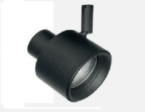 CABEZAL DE ALUMINIO C/CASQUILLO GU10 BLANCO TXT