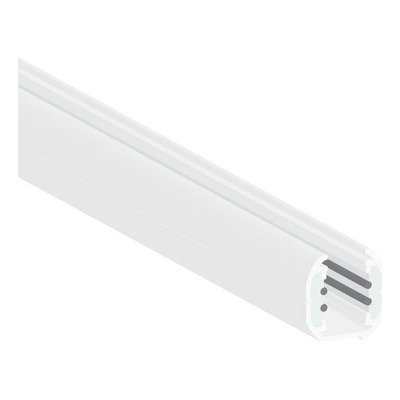 RIEL DE ALUMINIO 2 METROS BLANCO TEXTURADO - 1 EFECTO