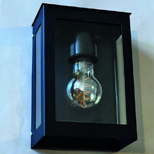 FAROL RECTO GRANDE VINTAGE NEGRO