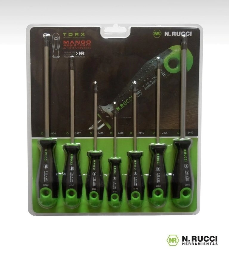 JUEGO DE 6 DESTORNILLADORES RUCCI