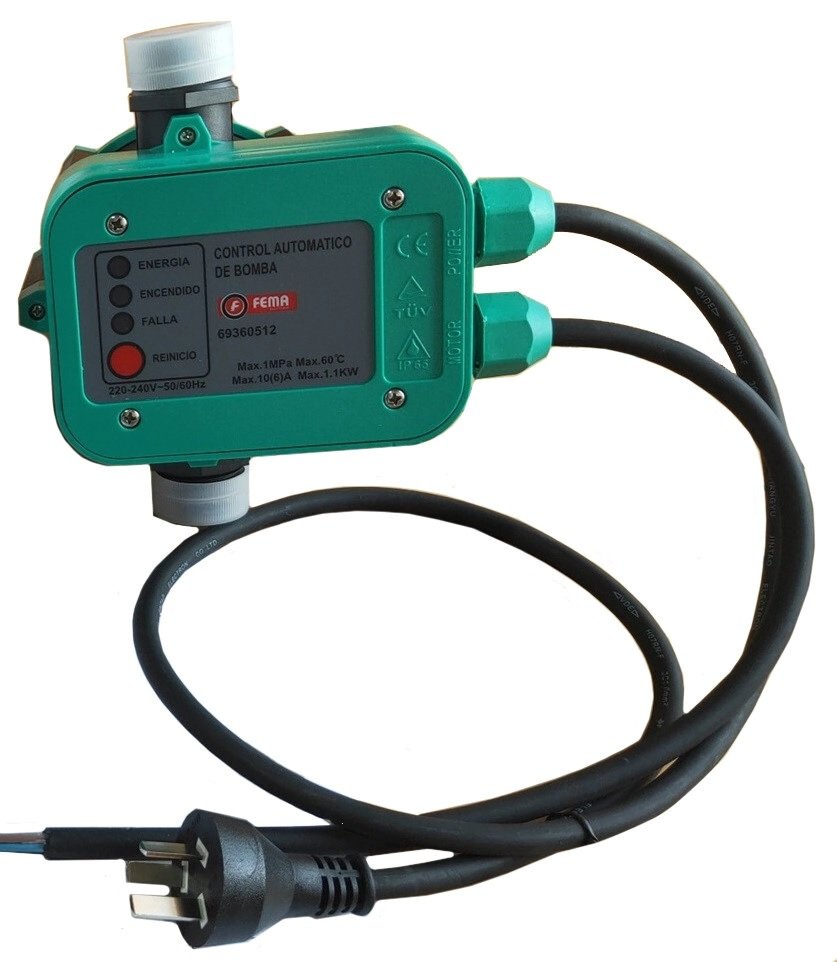 REGULADOR DE PRESION AUTOMATICO P/ BOMBA 15BAR FEMA