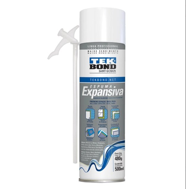 ESPUMA POLIURETANICA 480GR TEK BOND