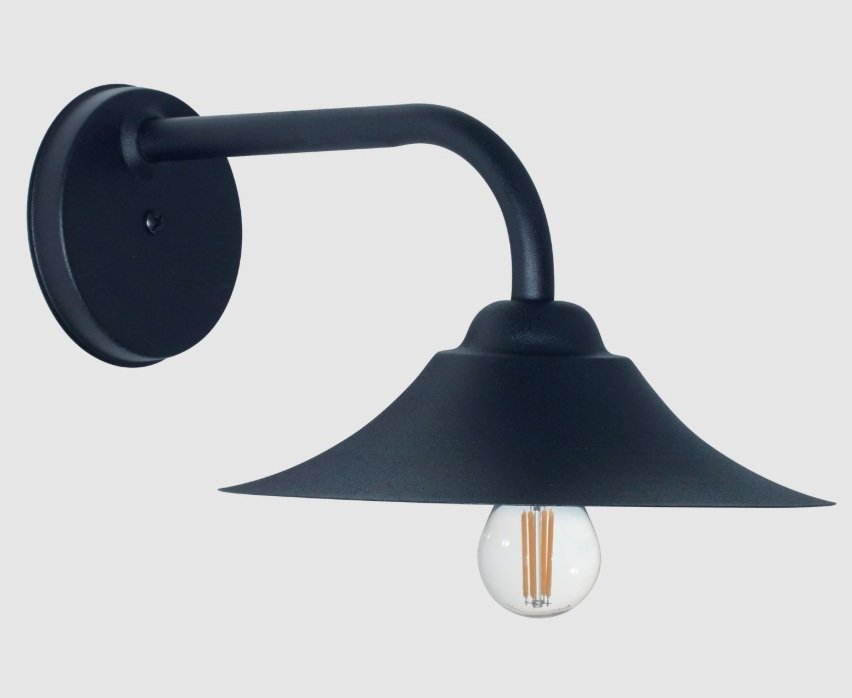 APLIQUE PARED BERLIN NEGRO AP161N/T