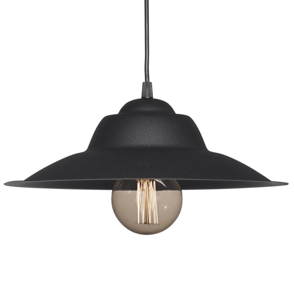 COLGANTE DE CHAPA DIA NEGRO TEXTURADO C-136 32cm