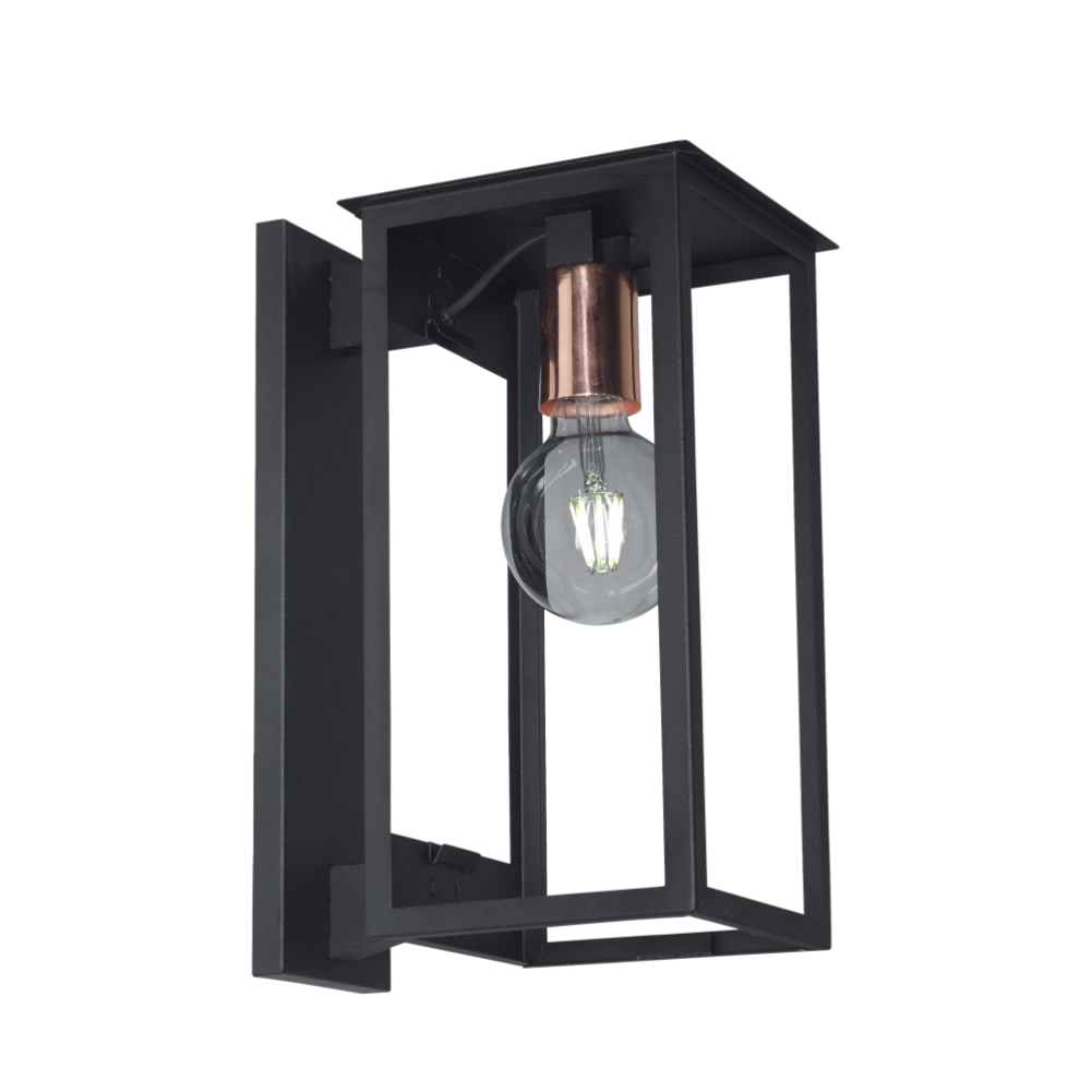 FAROL NOVARA C/SOPORTE GRANDE F-151N/T NEGRO