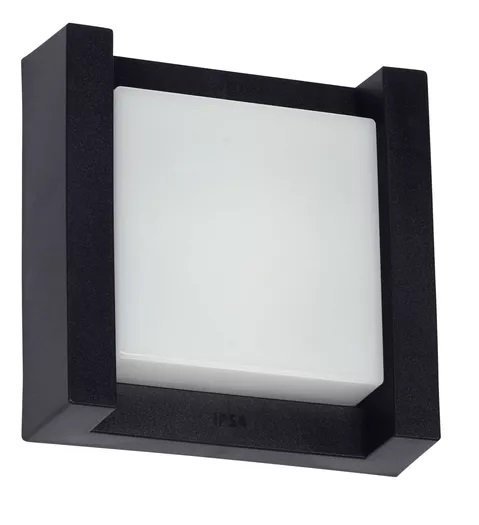 F-1551/N APLIQUE TOKIO LED INCORPORADO 12W NEGRO 6500K