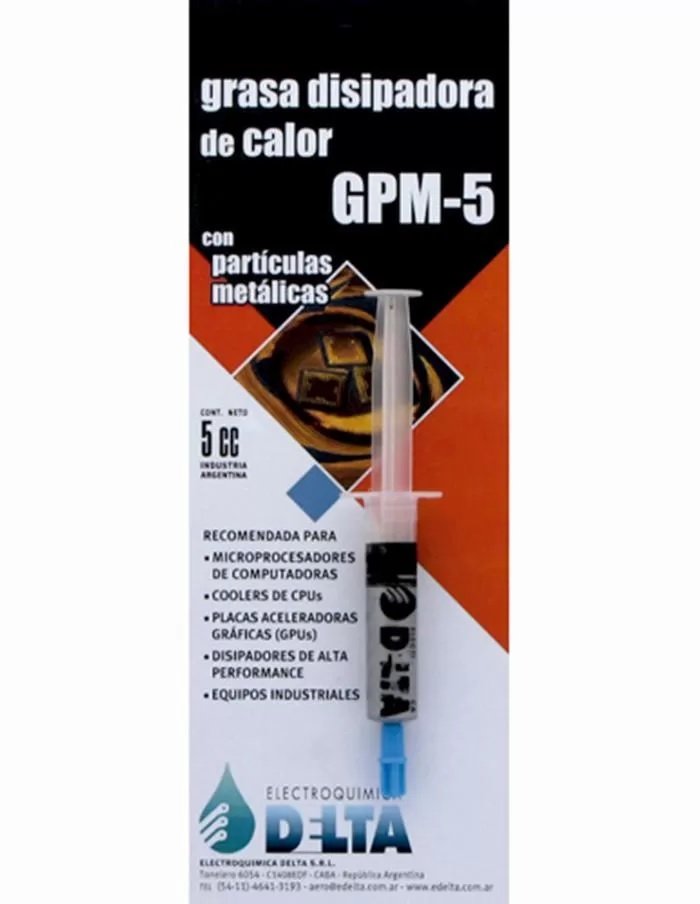 GRASA TERMICA DISIPADORA DE CALOR (JERINGA 05CM) GBL