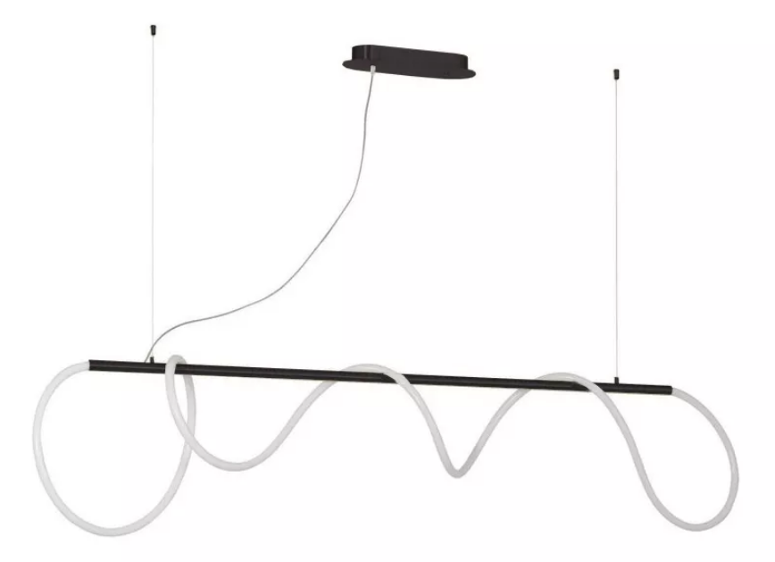 COLGANTE SNAKE 120CM BRONCE C/NEON 3000K