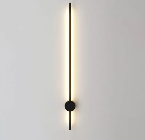 APLIQUE DE PARED TEXO 1 METRO NEGRO 3000K