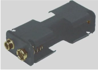 PORTAPILA 2XAA C/CLIP BATERIA JA-0702