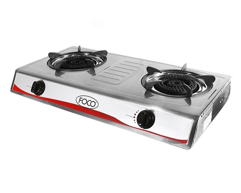 ANAFE S 2 HORNALLAS FOCO ACERO INOX. C/ENCENDIDO 24032/5