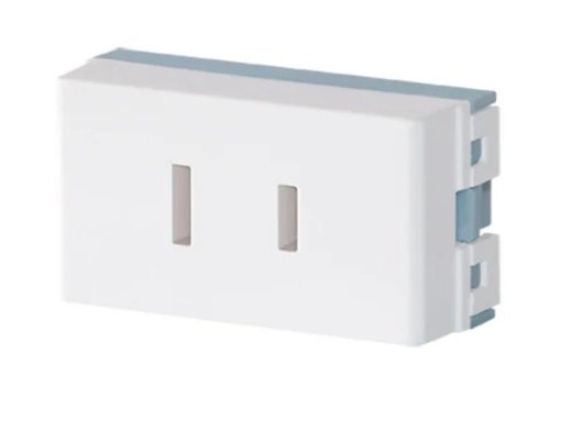 TOMACORRIENTE BIPOLAR 125Vca  15A BLANCO JL
