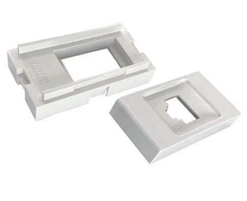 TAPA SOPORTE MODULO RJ 45 BLANCO JL