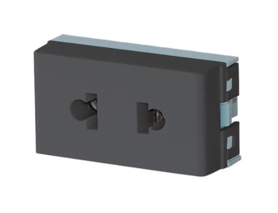 TOMACORRIENTE BIPOLAR 125/250Vca  10/15A GRIS JL