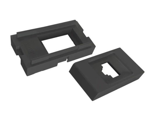 TAPA SOPORTE MODULO RJ 45 GRIS JL