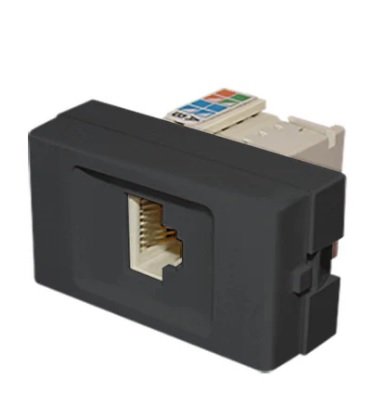 MODULO ARMADO RJ45 GRIS JL