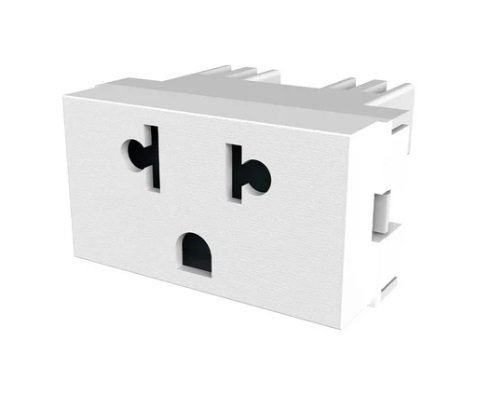 TOMACORRIENTE BIPOLAR  TIERRA EXP BLANCO PLATINUM