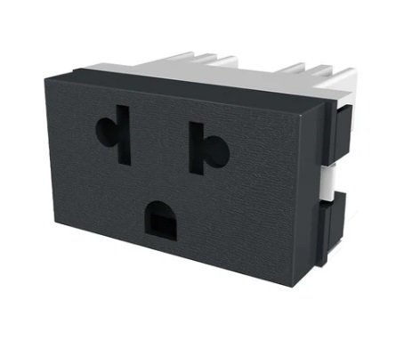 TOMACORRIENTE BIPOLAR  TIERRA EXP NEGRO PLATINUM