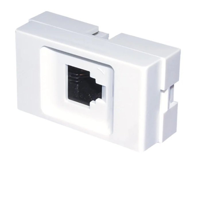 MODULO TOMA RJ45 PLATINUN BLANCO
