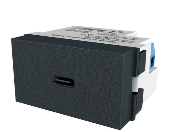 MODULO USB C DE CARGA 3A GRIS JL
