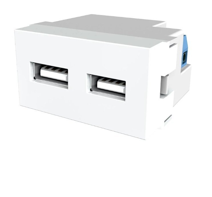 MODULO 2 USB DOBLE PLATINUM JL BLANCO
