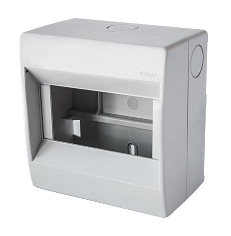 CAJA KALOP 6 POLOS SIN TAPA EXTERIOR GRIS