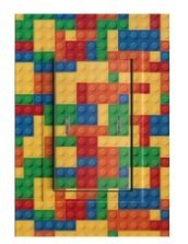 TECLA COMBINADA KALOP DISEO ZEN CONCEPT  BRICKS