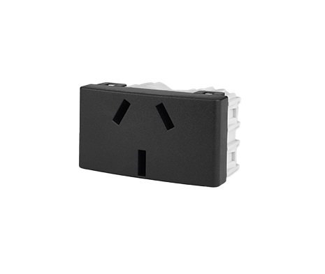 MODULO TOMA 10A NEGRO KALOP