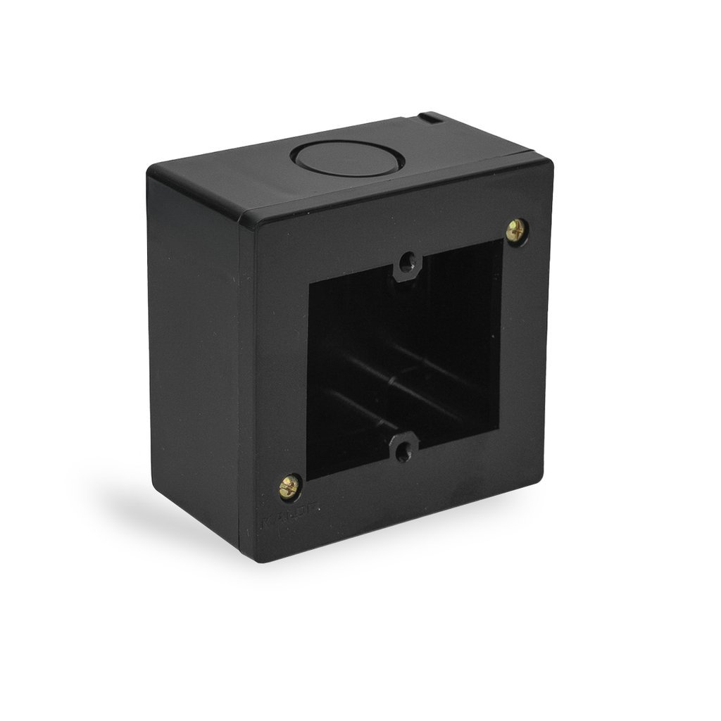 CAJA IP40 C/TAPA 2 MODULO SIGMA NEGRA KALOP