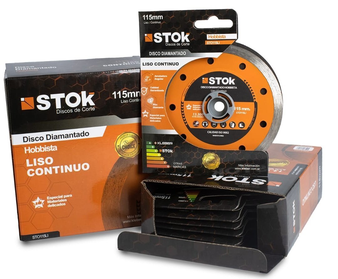 DISCO LISO CONTINUO STOK 115MM