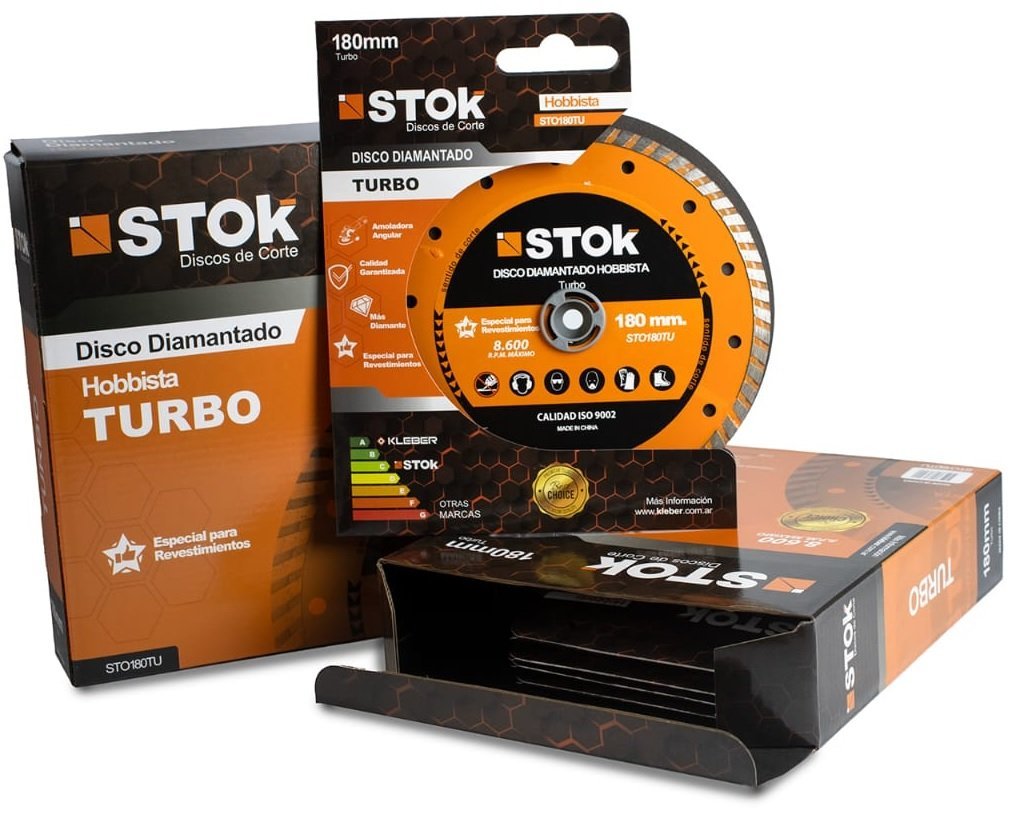DISCO TURBO STOK 180MM