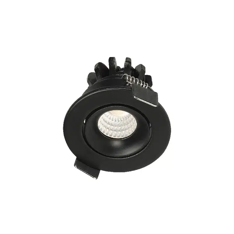 MINI SPOT LED OPTIC 3W NEGRO 3000K