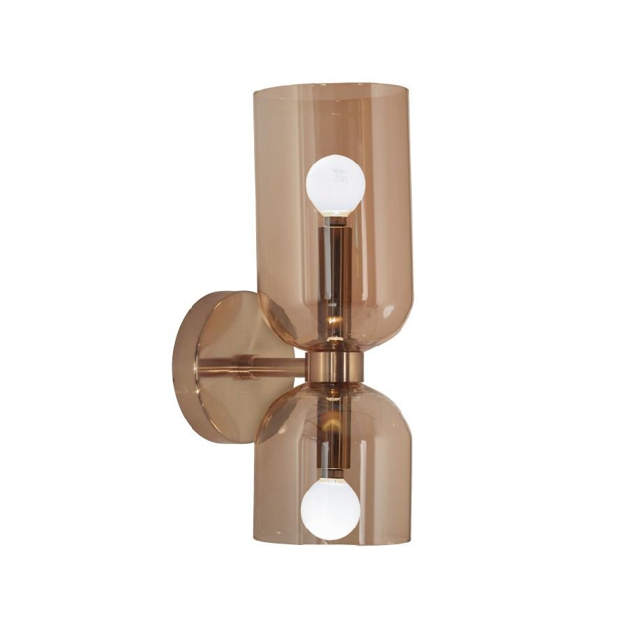 APLIQUE ARPO VIDRIO DORADO 2XE14