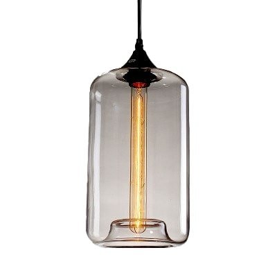 COLGANTE ERYX VIDRIO TRANSPARENTE 1XE27