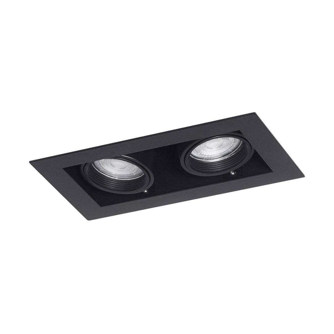 SPOT KAROL DOBLE EMBUTIDO CARDANICO BLANCO GU10
