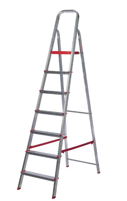 ESCALERA ALUMINIO 7 ESC 189CM LUSQTOFF ESL215-77
