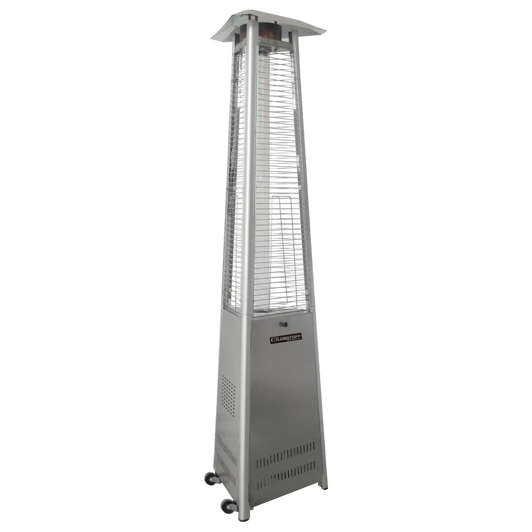 CALEFACTOR LUSQTOFF ACERO INOX. EXTERIOR PIRAMIDE JK-1010