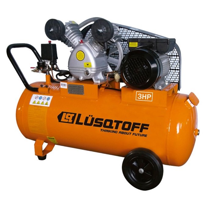 COMPRESOR LUSQTOFF 100 LTS LC30100 BICILINDRICO DIRECTO