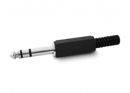 FICHA PLUG STEREO 6.5 PLASTICA