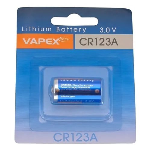 PILA DE LITIO CR-123A VAPEX
