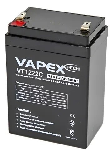 BATERIA GEL 12V 2.2Ah VAPEX