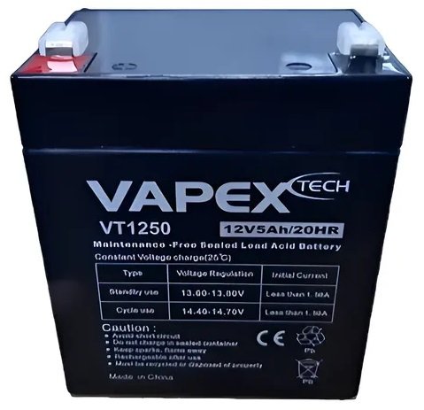 BATERIA GEL 12V 5Ah VAPEX
