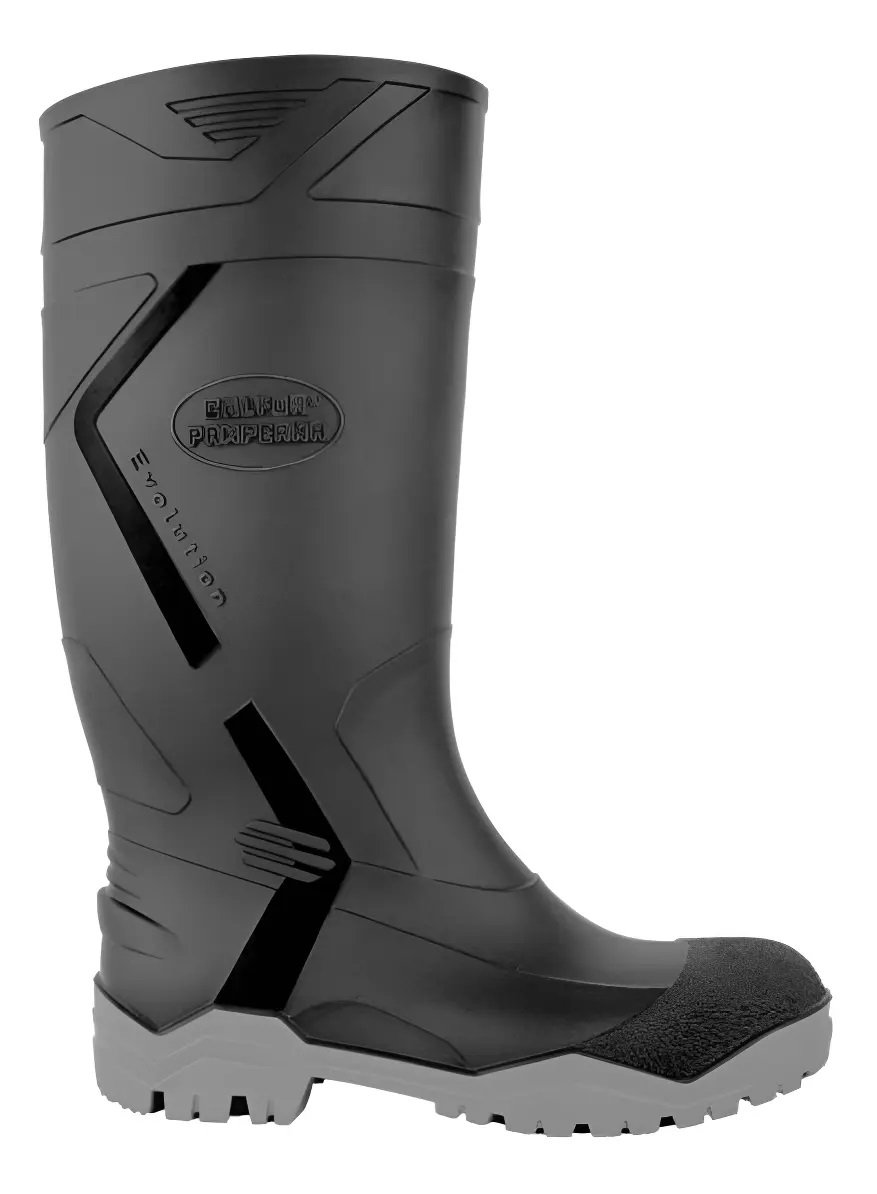 BOTA DE GOMA NEGRA C/PUNTERA TALLE 40 CALFOR PAMPEANO