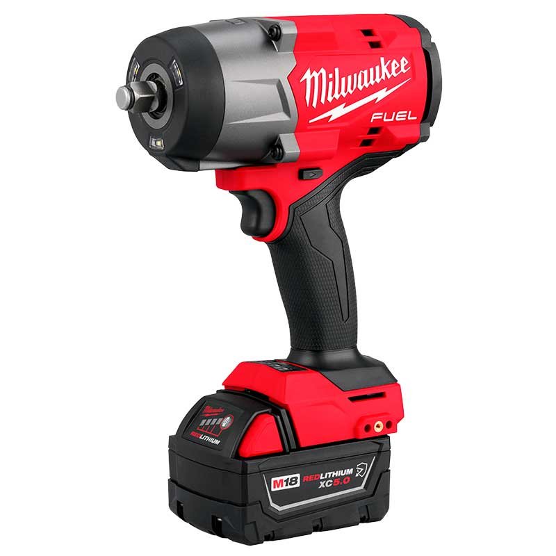 LLAVE DE IMPACTO MILWAUKEE 1/2  2 BAT 5AH 18V  MALETIN