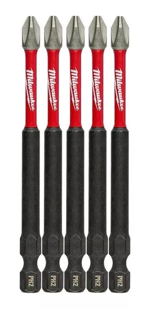 PUNTA PH2 IMPACTO  MILWAUKEE 89MM BOLSA C/U 4832-4791