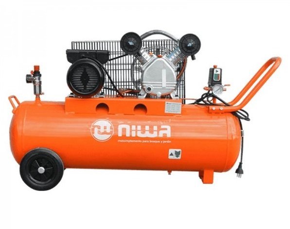 COMPRESOR NIWA 100LTS MANDO A CORREA (ACW100)