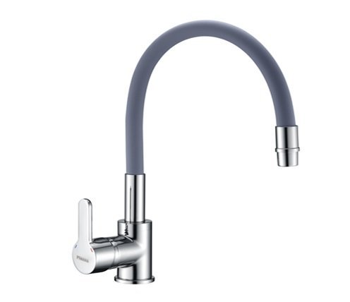 MONOCOMANDO DE COCINA EMBLEM GRIS FLEXIBLE